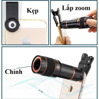 Len chụp hình Zoom 12x cho smartphone