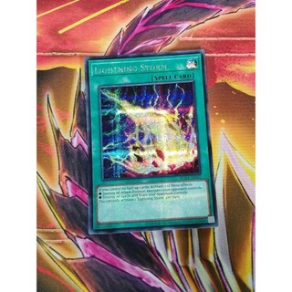 [ AE ][ Dưa Hấu Yugioh ] Lá bài thẻ bài RC04-AE062 Lightning Storm - Ultra Secret Rare - Tặng bọc bài nhựa bảo quản