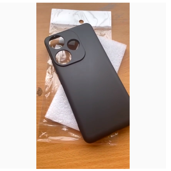 Ốp lưng dẻo màu đen cho Xiaomi Redmi Turbo 3