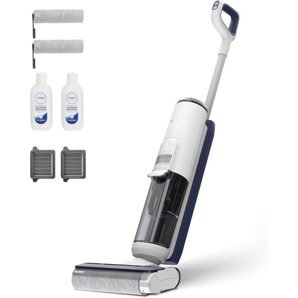 Máy hút bụi lau sàn Tineco iFloor 5 - Không dây tiện lợi - Lau nhà bằng nước sạch - Tự động vệ sinh con lăn
