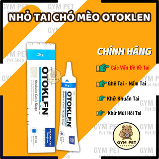 Nhỏ tai otoklen cho chó mèo