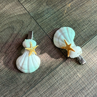(CÓ SẴN -ẢNH THẬT) KẸP TÓC VỎ SÒ 🐚🪸