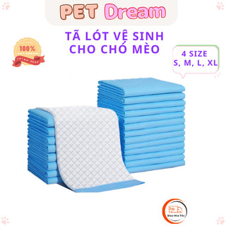 Tã Lót Cho Chó Mèo Đi Vệ Sinh Vào Khay Bằng Giấy Siêu Thấm Hút
