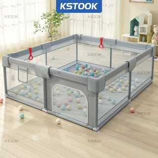 KSTOOK Quây Bóng Cho Bé Cao 66cm đảm bảo an toàn cho bé Khung sắt dày sơn tĩnh điện chống ghỉ cao cấp