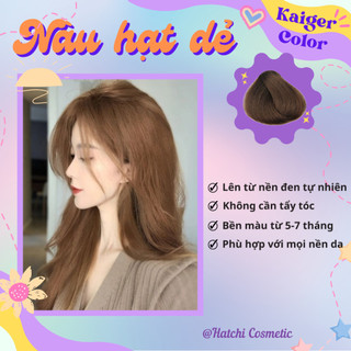 Thuốc Nhuộm Tóc Màu NÂU HẠT DẺ Không Tẩy | Kaiger Colour