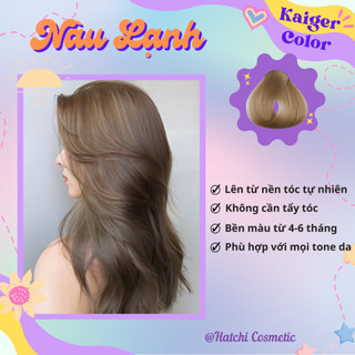 Thuốc Nhuộm Tóc Màu NÂU LẠNH Không Tẩy | Kaiger Colour