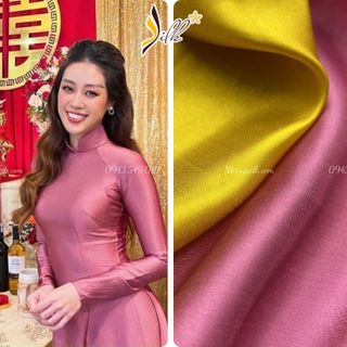 Lụa may áo dài satin màu hồng đất Nhaxasilk - ST54 KR