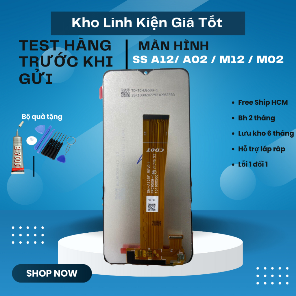 Màn hình thay Samsung A12/ A02 / M12 / M02 Zin hãng