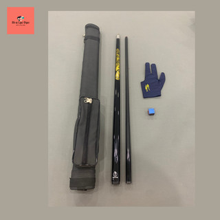 Combo Gậy Bi A,Cơ bida lỗ HCTQ phủ carbon họa tiết rồng mẫu mới 2024,gậy cá nhân giá rẻ,câu lạc bộ cho thuê-Bi A Lạc Đạo