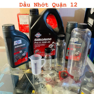 Lẻ 100ml 200ml 300ml 400ml 500ml fuchs silkolene pro 4 10w-40 made in uk