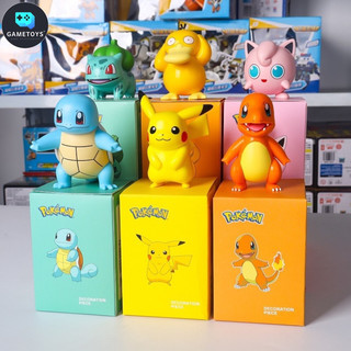 Mô hình Pokemon xịn sò - hàng nội địa Trung Pikachu-Psyduck-Charmander-Squirtle-Bulbasaur-Jigglypuff