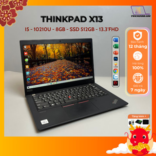  Laptop Lenovo Thinkpad X13 G1 I5-10210U 8GB 512GB 13.3inch FHD IPS Mỏng nhẹ gọn siêu bền pin trâu,phím gõ tốt BH12T 