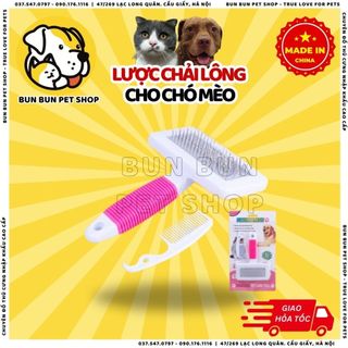 Lược chải lông cho chó mèo lược chải bông lông, lấy lông rụng chó mèo