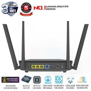 Router WiFi 6 ASUS RT-AX52 (Hàng chính hãng)