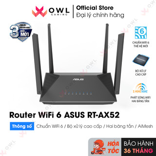Router wifi 6 asus rt-ax52