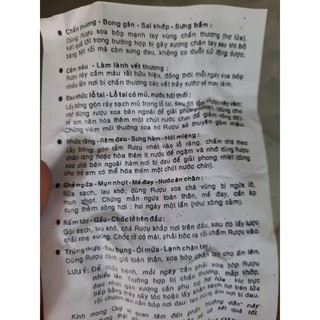 dầu xoa bóp gia truyền( bình an công chính)