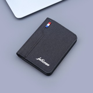 Ví nam đứng vải canvas thời trang mini cầm tay J29 nhỏ gọn