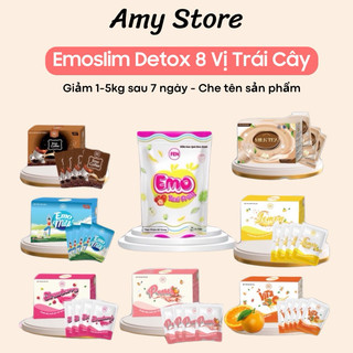 Nước Detox Emoslim giam cân 8 vị trái cây chính hãng / giam mo giam beo