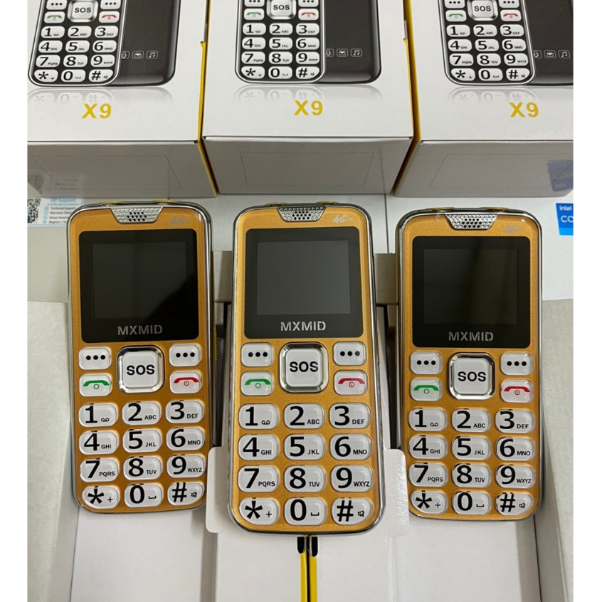 Điện thoại người già X9 [G588] (Máy Dùng Cho Sim Viettel), chữ lớn, pin trâu, lắp thêm được thẻ nhớ,