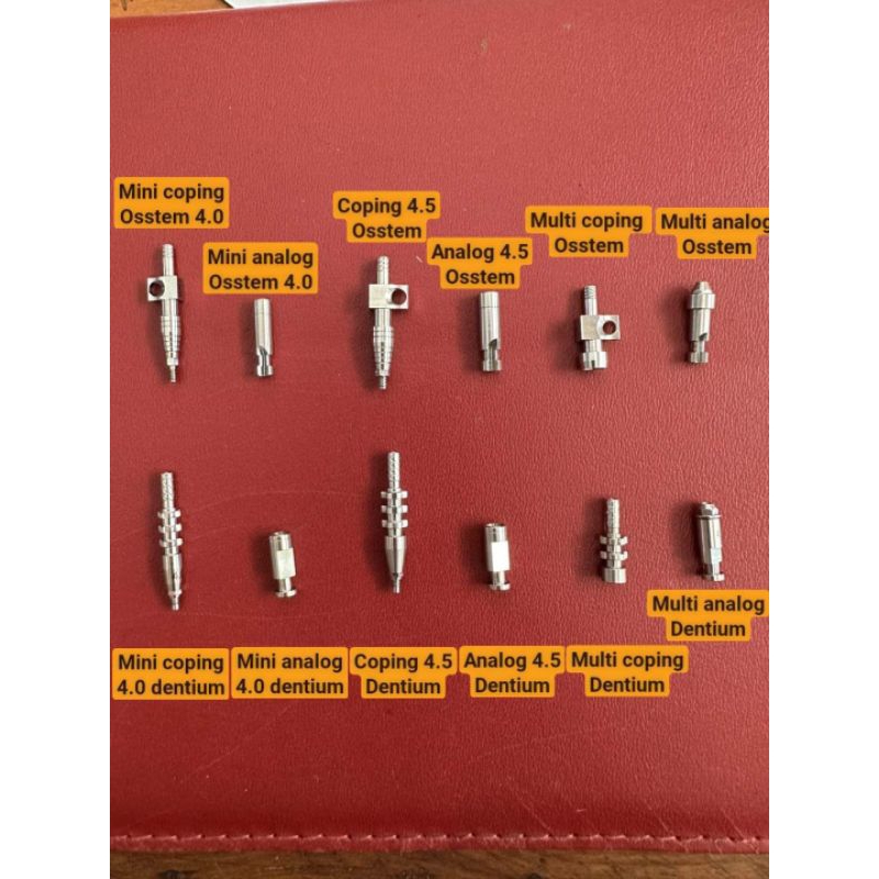 BỘ LẤY DẤU IMPLANT HÃNG OSSTEM VÀ DENTIUM