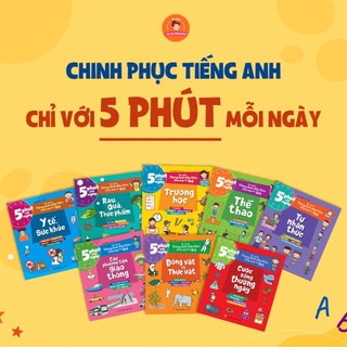 Sách: combo 5 phút mỗi ngày - tiếng anh đầu tiên cha mẹ dạy bé