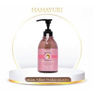 Sữa tắm Hanayuki Body Sữa tắm thảo dược chai to 500ml