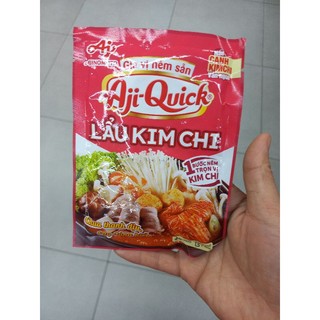 Combo 3 gói Gia Vị Nêm Sẵn Lẩu Kim Chi Aji Quick Ajinomoto Gói 44G