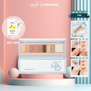 Bảng màu mắt Holdlive chủ yếu tông màu dễ thương 9 ô màu
