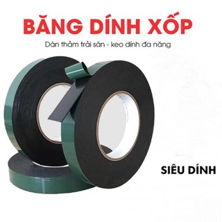 KEO 2 MẶT XANH, VÀNG CUỒN 2P5