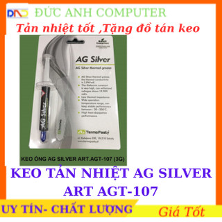 Mát CPUKeo ống AG Silver (ART.AGT-107) (3g), Chính Hãng 100%, Keo Tản Nhiệt Làm Mát CPU
