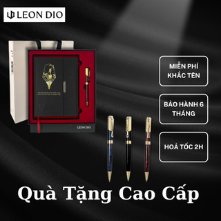  Bộ quà tặng sổ tay Người Lái Đò, bút ký tên Leon Dio Classic Lapis Lazuli