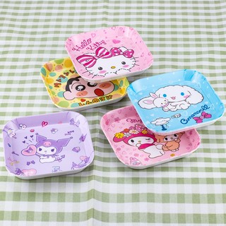 🌻dĩa vuông hello kitty & sanrio friends 🎀kitty house