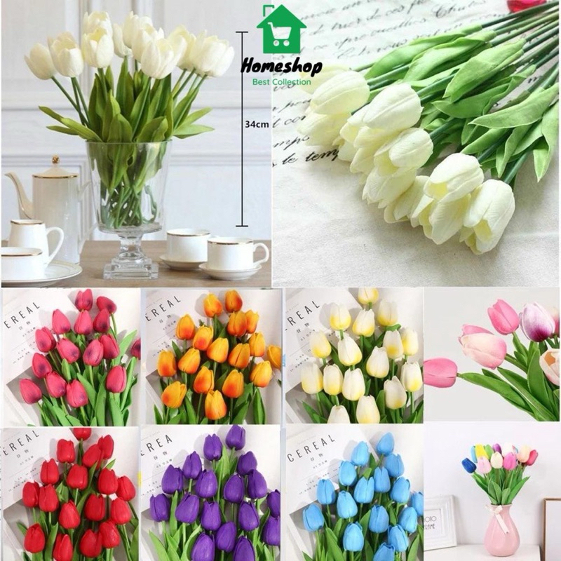 Hoa TuyLip Giả Chất Liệu PU