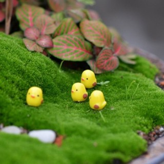 Trang trí tiểu cảnh mô hình gà vàng mini decor vườn trang trí vườn