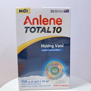 Sữa gói Anlene Total 10 hương Vani 110g - Hàng quà tặng
