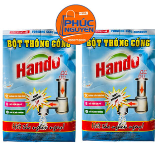 Bộ 2 gói bột thông cống nội địa Hando 100g/gói