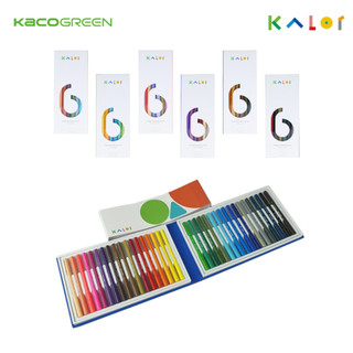 Bộ 6 Bút/ 36 Bút Lông Màu Kaco KALOR 2 Đầu Brush & Fine - Hàng Chính Hãng