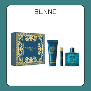 SET Nước hoa nam Versace Eros Parfum 100ml + Spray10ml + Shower gel 150ml