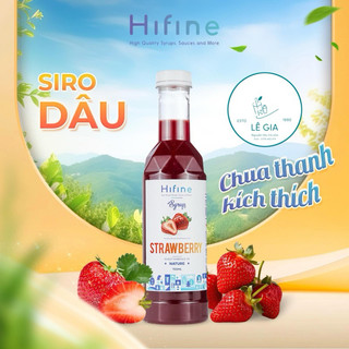 Syrup dâu Hifine chai 750ml