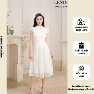 Đầm Ren Tay Chờm Trẻ Trung LENDO DT230515