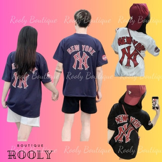 Áo thun M.L.B in New.York Trendy 2024 Form Unisex Chất 100% Cotton 2 Chiều - Hàng Đầy Đủ Tem Tag - Rooly Boutique
