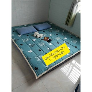 [RẺ VÔ ĐỊCH]Topper nệm, Chiếu Nệm mỏng trải sàn ngủ gấp gọn siêu mỏng dùng được 4 mùa