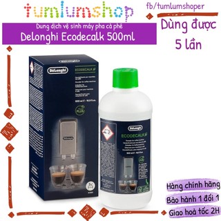 Nước dung dịch vệ sinh máy pha cà phê DeLonghi DLSC500 EcoDecalk Descaler - 500ml