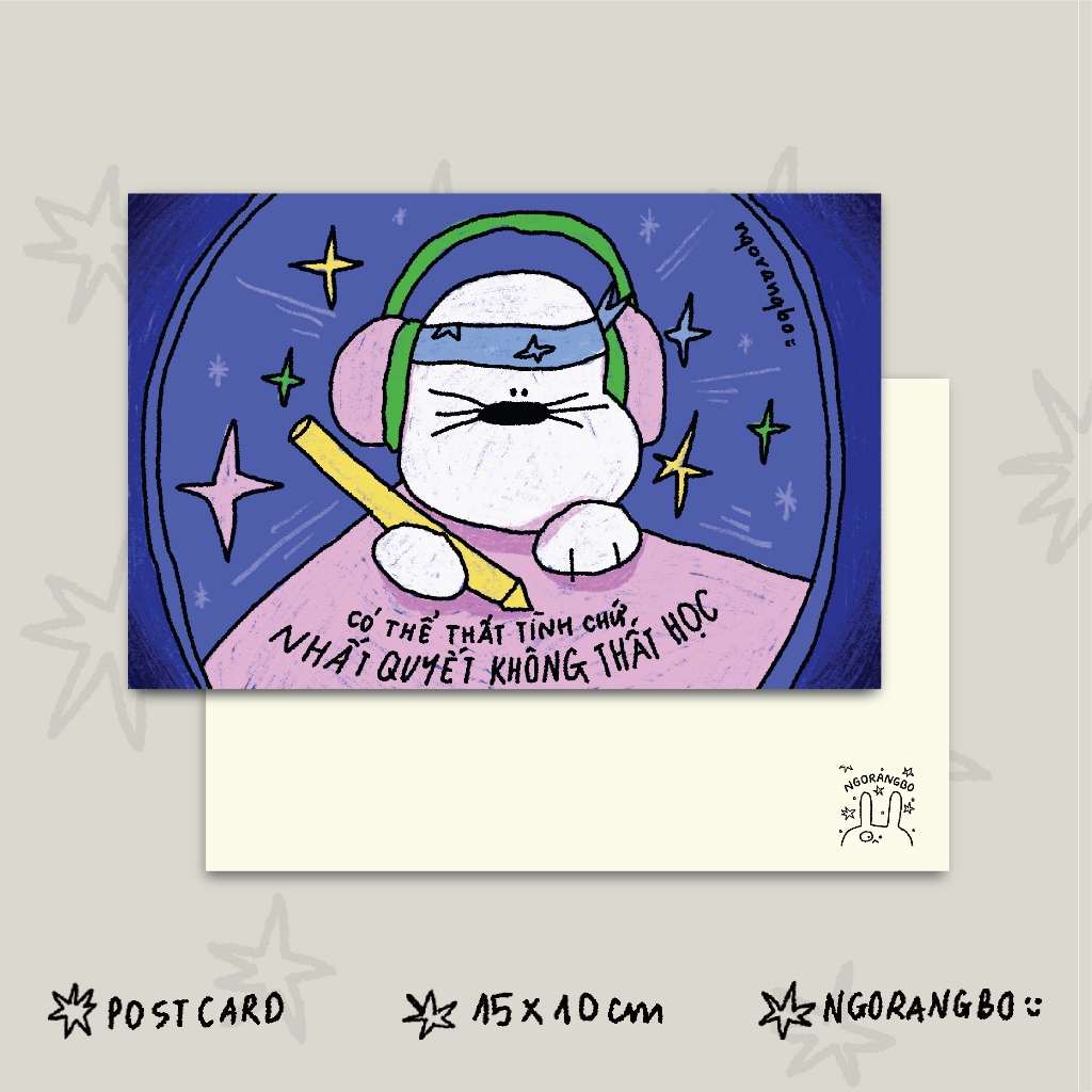 M67 - Thiệp lời nhắn động lực- Ngorangbo.artwork