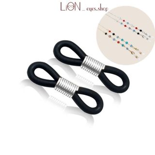 Set 5 cặp móc silicone dành cho dây đeo kính, dây đeo khẩu trang