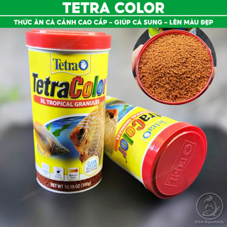 Tetr.a color thức ăn cá cảnh cao cấp | cám tăng màu cho cá dĩa, thần tiên & cá thủy sinh