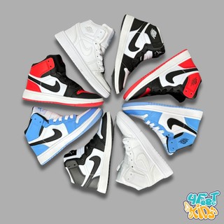 Sneaker Jodan Bé Trai Bé Gái từ 6-10 Tuổi Size 32-37 mẫu siêu hot với 4 màu đế mềm êm outfit Siêu Xinh cho bé