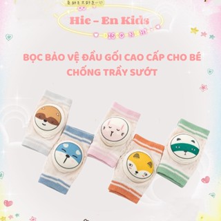  Bọc bảo vệ đầu gối mùa hè cao cấp cho bé tập bò tập đi tránh trầy xước và thoáng khí- Hie en Kids 