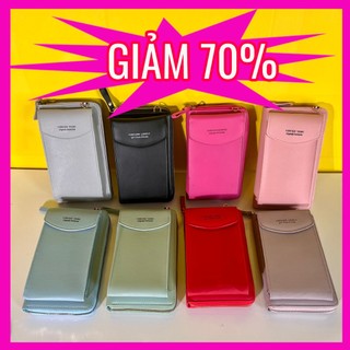 Ví cầm tay - túi đeo chéo nữ đựng điện thoại có 3 ngăn - vn005