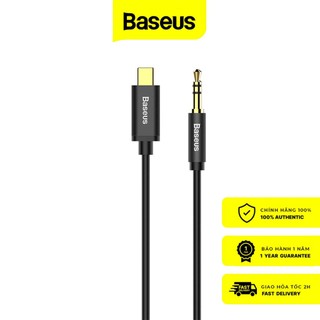 Cáp chuyển đổi âm thanh type c sang jack 3.5 baseus m01 yiven audio type-c male to 3.5 - htn